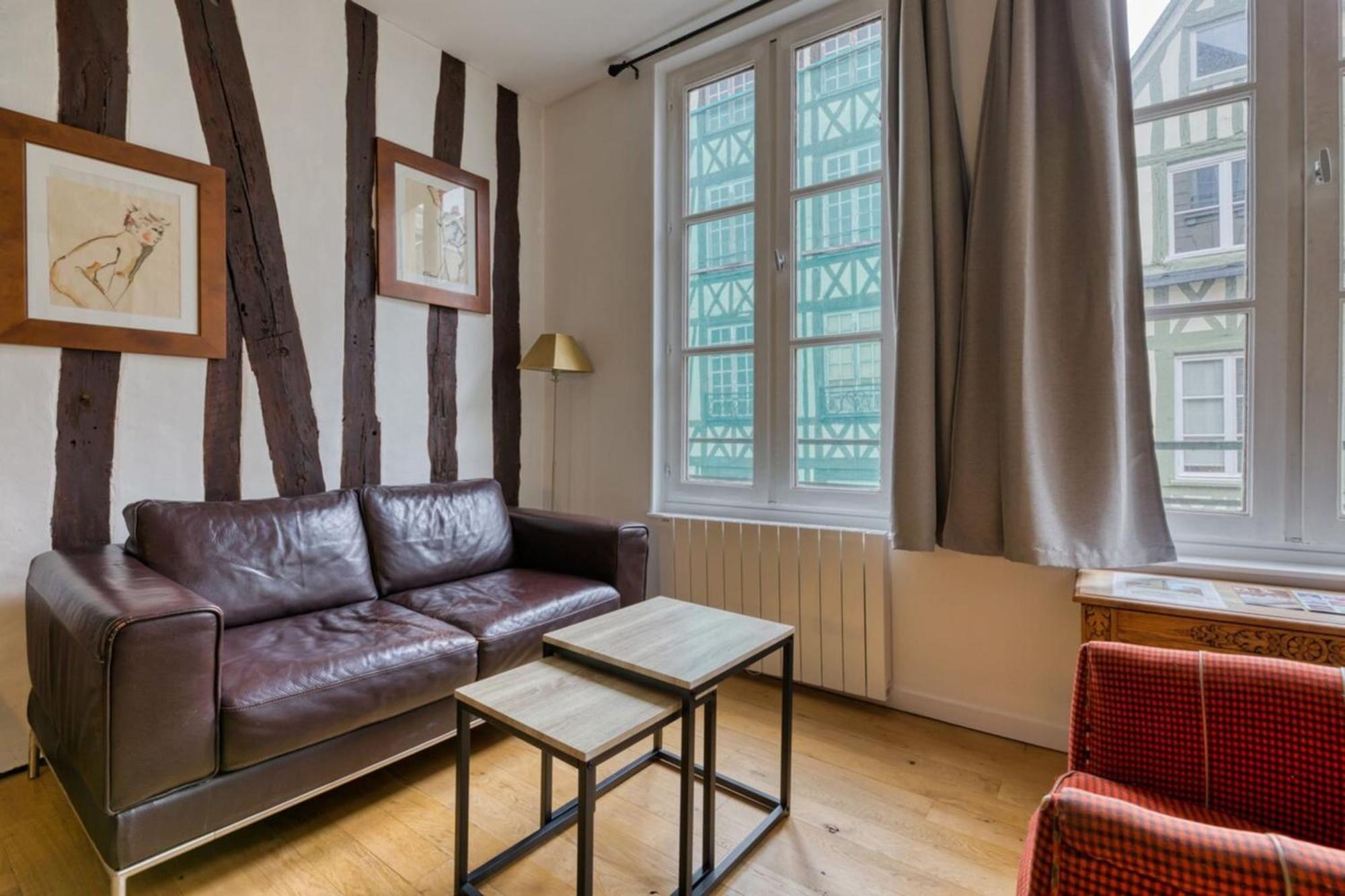 Le Charmant F2 Rue Du Gros Horloge A Rouen! Exterior foto